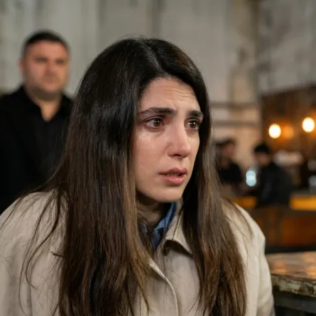 كارمن بصيبص من أحداث مسلسل ليل - الصورة سكرين شوت من مشاهد الحلقة