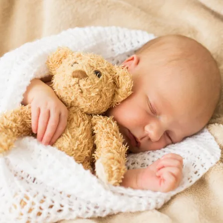 صورة لطفل نائم