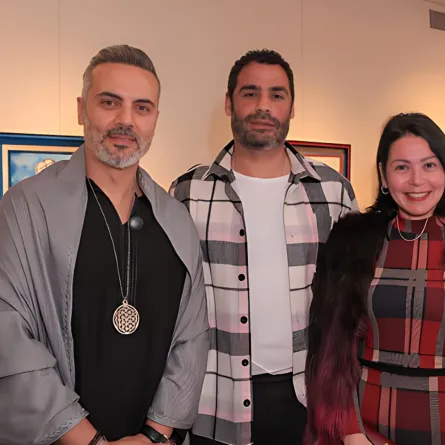 لقاء الخميسي وزوجها محمد عبد المنصف- الصورة من حساب أحمد فريد على إنستغرام