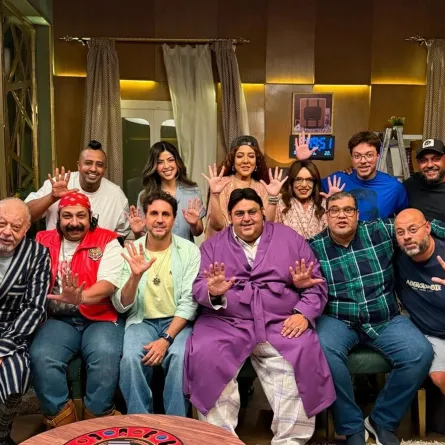 أبطال مسلسل اللعبة 5- الصورة من حساب ميرنا جميل على إنستغرام