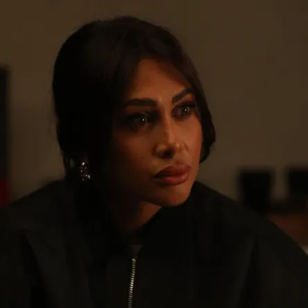 إنجي كيوان من احدى مشاهد مسلسل  