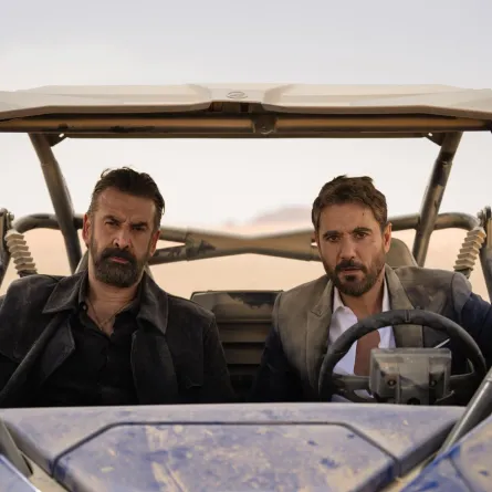 كريم عبد العزيز وأحمد عز من فيلم Dogs‏ 7 