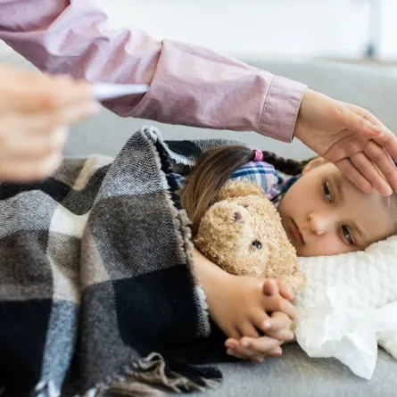 صورة طفل مريض