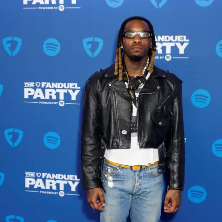 أوفست في نيو أورليانز، لويزيانا (Offset in New Orleans, Louisiana). مصدر الصورة: Jeff Schear / GETTY IMAGES NORTH AMERICA / Getty Images via AFP