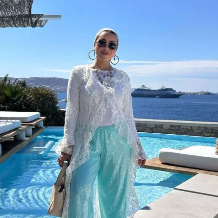 مدونة الموضة رهف الشامي - الصورة من حسابها على إنستغرام