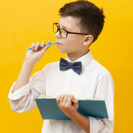 صورة تعبر عن طفل ذكي