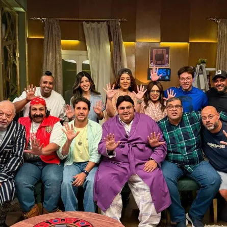 أبطال مسلسل اللعبة 5- الصورة من حساب ميرنا جميل على إنستغرام