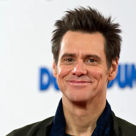 جيم كاري Jim Carrey من جلسة تصوير فيلم "Dumb and Dumber To" عام 2014 - مصدر الصورة: Ben A. Pruchnie/Getty Images