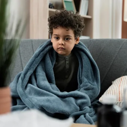 صورة لطفل مريض