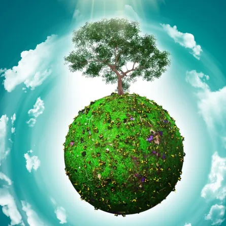 بوستر الاحتفال باليوم الدولي لأمنا الأرض   