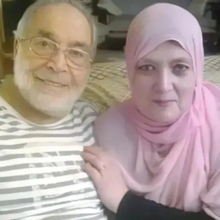 شمس البارودي وحسن يوسف- الصورة من حساب عمر حسن يوسف في إنستغرام