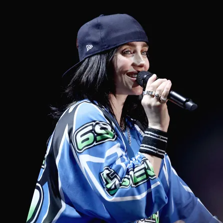 بيلي إيليش Billie Eilish في مدينة ميامي 9 أكتوبر 2025 - مصدر الصورة: Arturo Holmes / GETTY IMAGES NORTH AMERICA / Getty Images via AFP