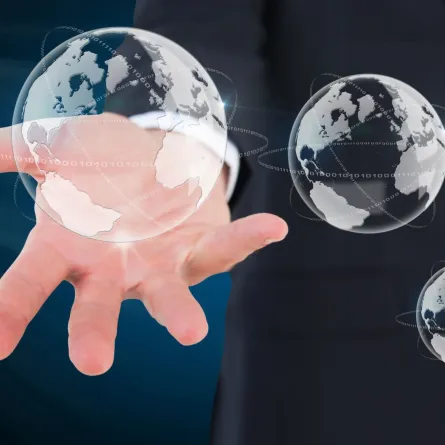 صورة تعبيرية ليد تطلق كرات أرضية  