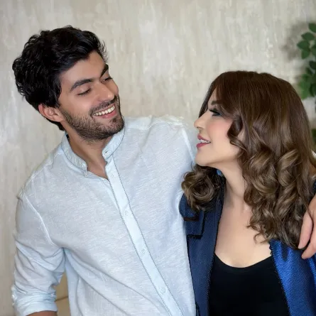 سميرة سعيد ونجلها شادي- الصورة من حساب سميرة سعيد على إنستغرام