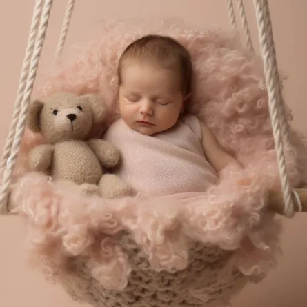 صورة لمولود في شهره الثاني