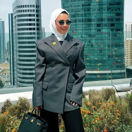 مدونة الموضة مريم الدوب- الصورة من حسابها على إنستغرام