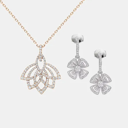 سحر الزهور في المجوهرات الراقية