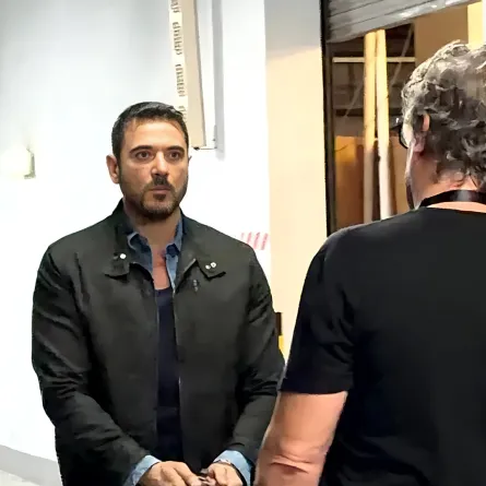 احمد عز في أول مشاهد مسلسل الأمير