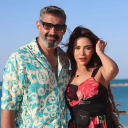 ياسر جلال وإيرين يسري من كواليس كلهم بيحبوا مودي- الصورة من حسابها على إنستغرام
