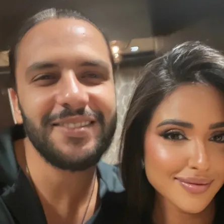 آية سماحة وزوجها محمد السباعي