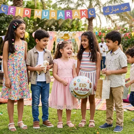 صورة أطفال في عيد الأضحى