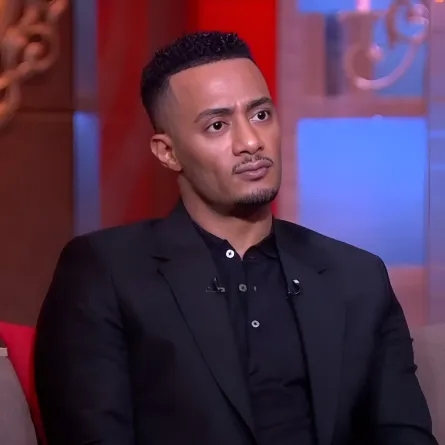 محمد رمضان- الصورة من شاشة عرض برنامج الحكاية