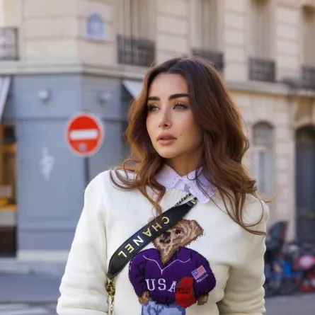 هنا الزاهد تتواجد في باريس - الصورة من حساب هنا الزاهد على انستغرام