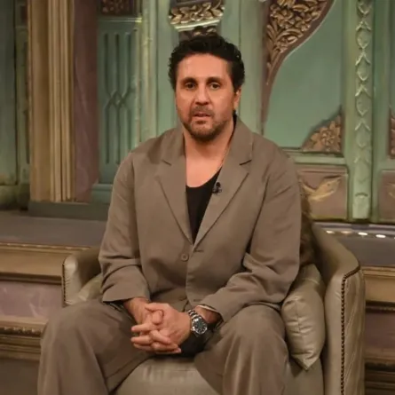 هشام ماجد- الصورة من الشركة المنتجة لبرنامج صاحبة السعادة