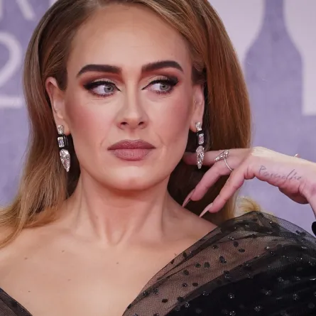 أديل British singer Adele  مصدر الصورة ( Niklas HALLE'N / AFP)