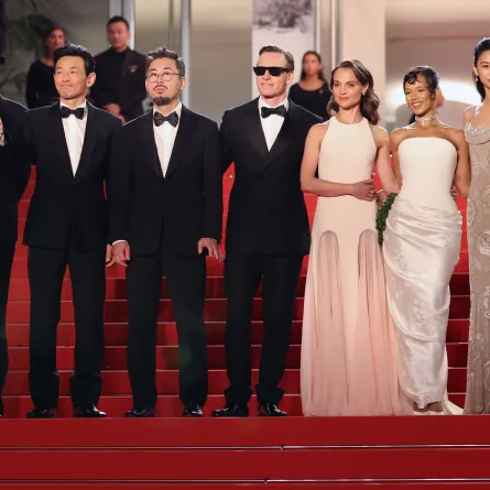 فريق عمل فيلم الخيال العلمي Hope  (مصدر الصورة: Aurore Marechal/Getty Images)