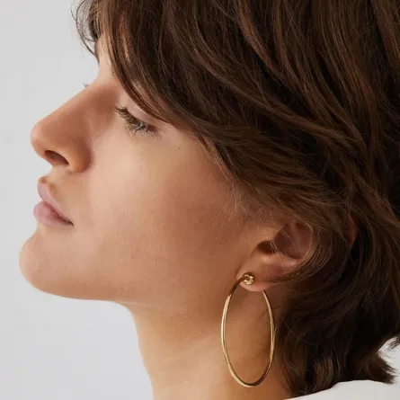 أقراط The Icon Hoops من دار جيني بيرد Jenny Bird