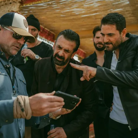 كريم عبدالعزيز وأحمد عز من كواليس فيلم 7Dogs