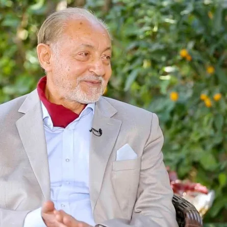 عبد العزيز مخيون - الصورة من صفحة الإعلامي محمود سعد على فيسبوك