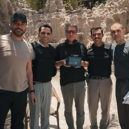 فريق عمل مسلسل الأمير- الصورة من صفحة المستشار تركي آل الشيخ على فيسبوك