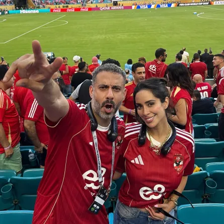 بسنت شوقي ومحمد فراج من بطولة كاس العالم للأندية 2025