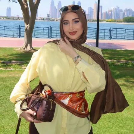 مدونة الموضة رغد فهمي - الصورة من حسابها على إنستغرام