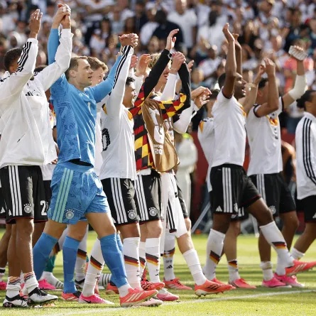 أعلنت ألمانيا عن نفسها كمرشح قوي للفوز بمونديال 2026 (مصدر الصورة: Photo by MICHAEL REAVES / GETTY IMAGES NORTH AMERICA / GETTY IMAGES VIA AFP)
