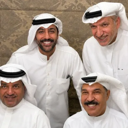 سالم الهندي وعبد الله الرويشد وراشد الماجد ومحمد صفر- الصورة من حساب محمد صفر على الانستغرام