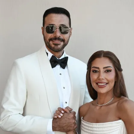 صورة زفاف أحمد السعدني وميرنا الهلباوي - الصورة من حساب أحمد السعدني على انستغرام