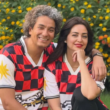 هبة مجدي وزوجها محمد محسن- الصورة من حسابها على إنستغرام