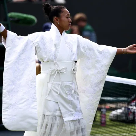 نعومي أوساكا Naomi Osaka في ويمبلدون 2026. مصدر الصورة: Henry NICHOLLS / AFP