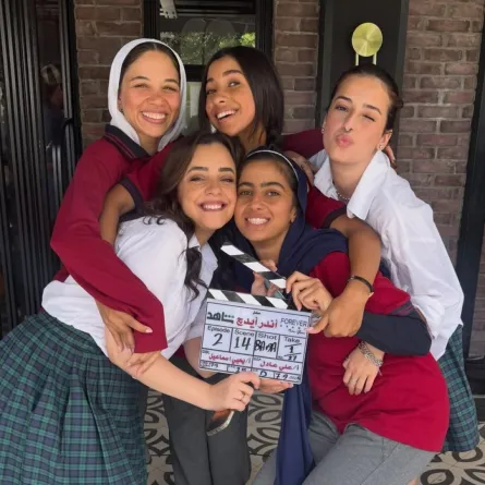 بطلات مسلسل أندر إيدج- الصورة من صفحة الفنانة الشابة ترنيم هاني على إنستغرام