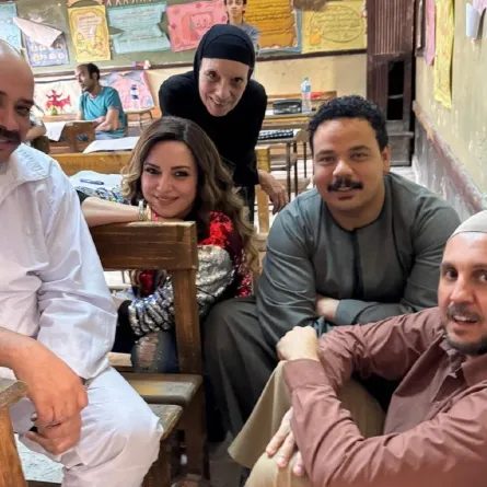 هشام ماجد وحاتم صلاح من فيلم برشامة - الصورة من حساب هشام ماجد على إنستغرام