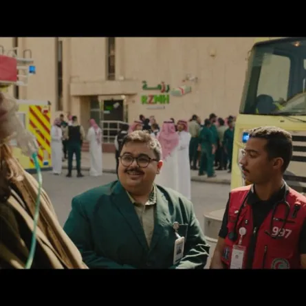 كواليس فيلم عكس سير - الصورة من حساب المستشار تركي بن عبدالمحسن آل الشيخ على إنستغرام
