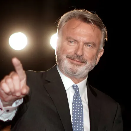 سام نيل Sam Neill في مهرجان تورونتو السينمائي 2019. مصدر الصورة: GEOFF ROBINS / AFP