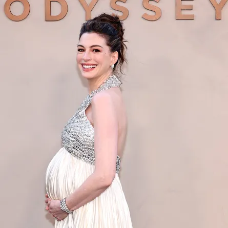آن هاثاواي في العرض الأول لفيلم "الأوديسة" في نيويورك. مصدر الصورة:Photo by Jamie McCarthy / GETTY IMAGES NORTH AMERICA / Getty Images via AFP