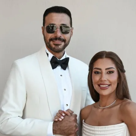 صورة زفاف أحمد السعدني وميرنا الهلباوي - الصورة من حساب أحمد السعدني على إنستغرام