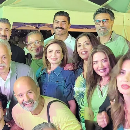 جانب من اجتماع نقابة المهن التمثيلية- الصورة من حساب إلهام شاهين على إنستغرام