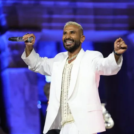 أحمد سعد بمهرجان جرش. الصورة من المركز الإعلامي للمهرجان