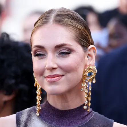 كيارا فيراني Chiara Ferragni في عرض دار سكياباريللي Schiaparelli في باريس لخريف وشتاء 2026 -2027(مصدر الصورة: Marc Piasecki/WireImage)